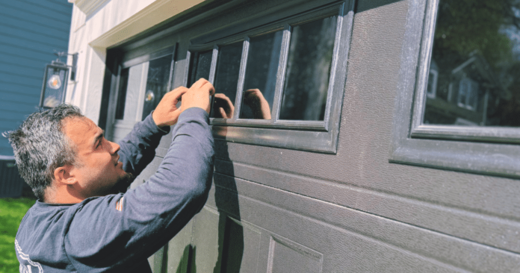 garage door window panels