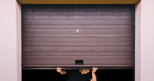 how to reattach garage door