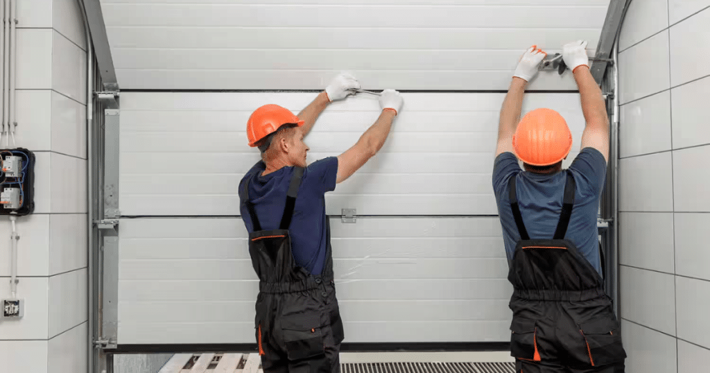 how to fix garage door off track
