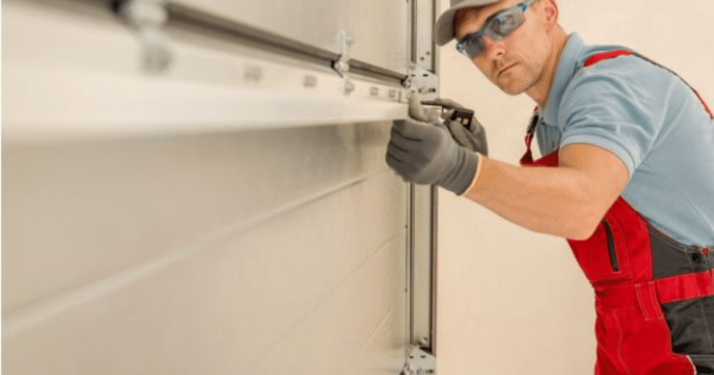 How to realign a garage door?