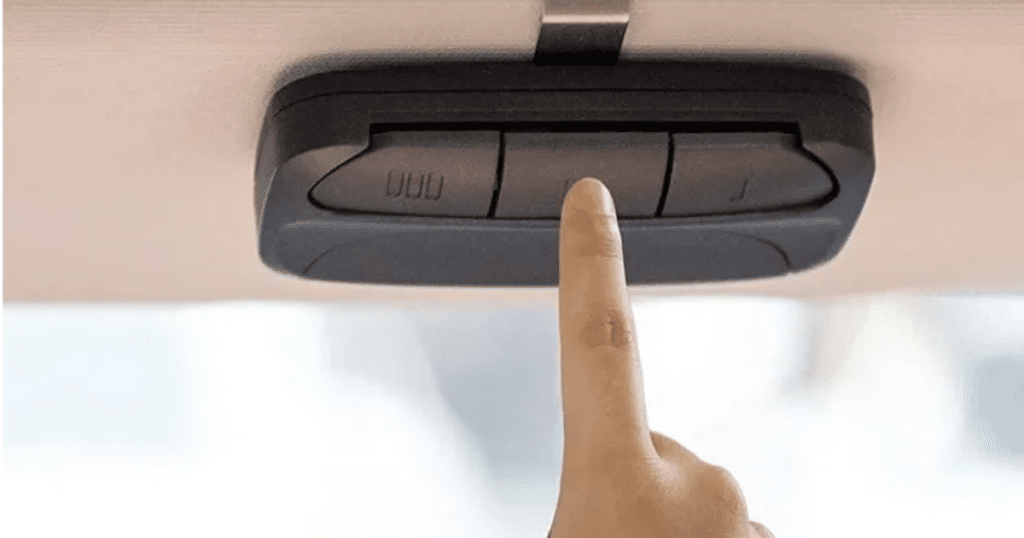 clicker for garage door opener