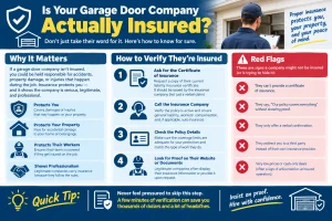 Is Your Garage Door Company Actually Insured?