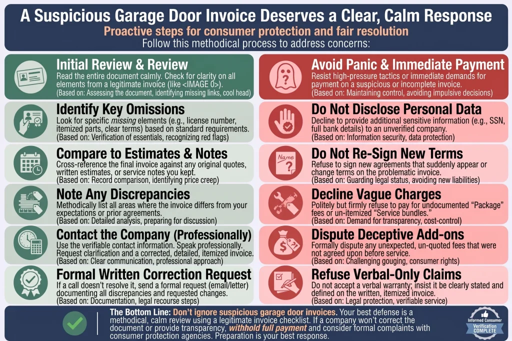 A Suspicious Invoice Deserves a Clear, Calm Response